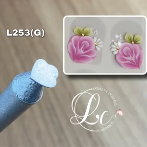 Carimbo Tulipa G L253 para unhas artesanais – Modelo L253