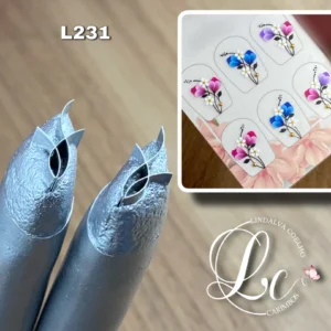 Carimbo Raminho L231 para unhas artesanais – Modelo L231
