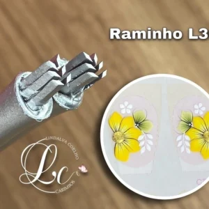 Carimbo Raminho L301 para unhas artesanais – Modelo L301