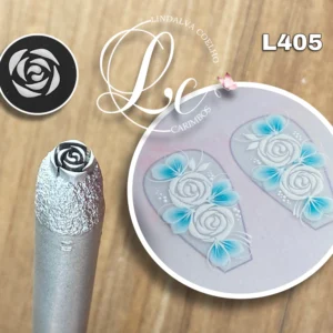 Carimbo Rosinha L405 para unhas artesanais – Modelo L405